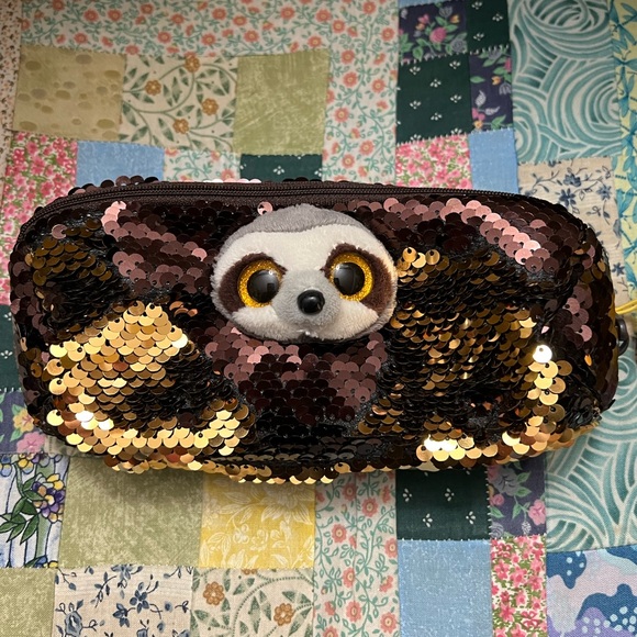 🦄🦉🐵 Ty Mini Boos collectors stories Lot of 9 animals with Bonus Sloth Bag - Picture 6 of 7